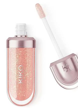 Олія для губ kiko milano 3d hydra lip oil 02 atomic orange