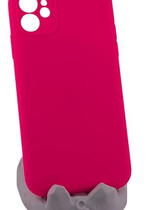 Чехол silicone case box для apple iphone 11 бампер с микрофиброй розовый (без лого)