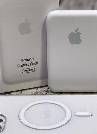 Зовнішній акумулятор для iphone magsafe battery pack magnetic 5000 mah магнітний повербанк