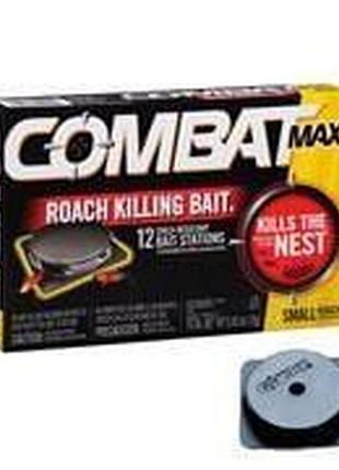 Засіб від тарганів combat max, станція-пастка bait station, захист 12 місяців