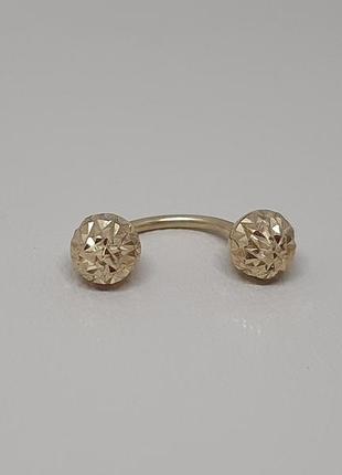 Золота сережка-пірсинг. 310129_5_а_л