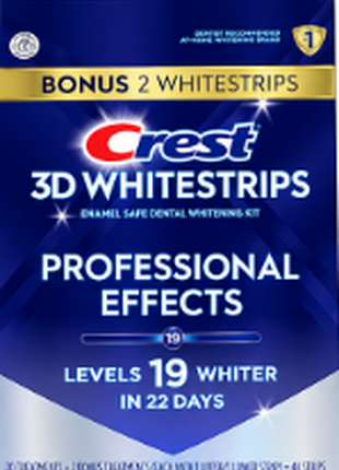 Crest whitestrips professional effects, набор для отбеливания зубов 22 процедуры