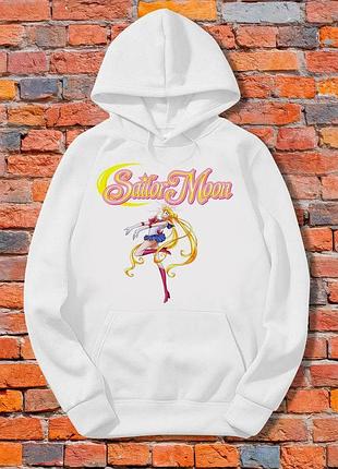 Худі білий loys sailor moon xxl
