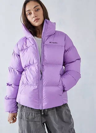 Пухова куртка columbia purple