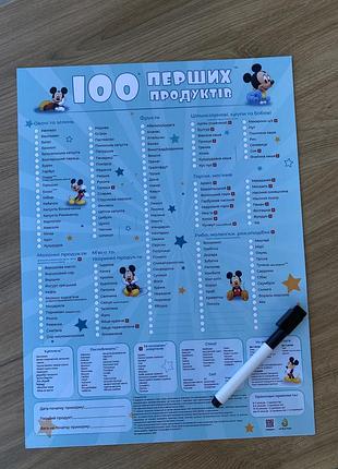 Планер для прикорму 100 перших продуктів міккі маус