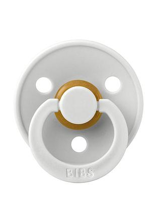 Соска пустушка bibs studio colour latex round (кругла) 6-18 міс – haze