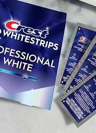 Отбеливание зубов crest 3d whitestrips professional effects, 10 упаковок