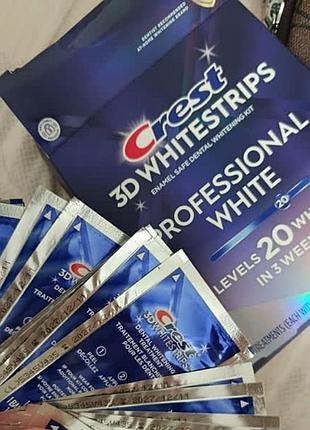 Crest whitestrips отбеливающие полоски для зубов, 40 шт.