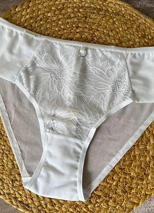 Жіночі трусики-сліпи lanny mode m-3xl білі 3xl