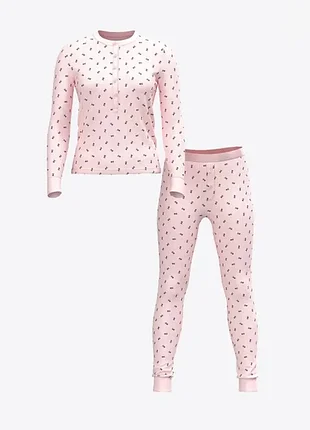 Пижама термо pointelle henley long victoria ́s secret