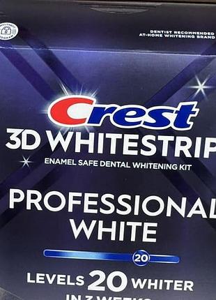 Набор crest 3d whitestrips для отбеливания зубов, 40 полосок