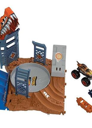 Ігровий набір hot wheels тренувальна арена руйнівники арен півфінал неймовірне обертання (hnb92-hnb93)