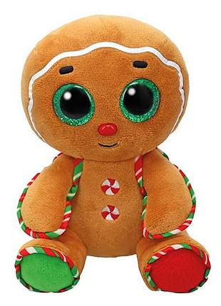 Детская игрушка мягконабивная 37380 cristmas "пряниковый человечек" 15 см ty