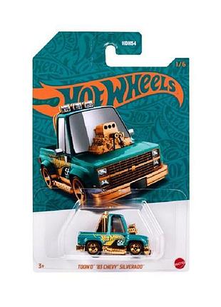 Машинка hot wheels перлисті та хромовані toond 83 chevy silverado (hdh54-hvx00)
