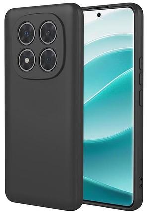 Чехол fiji style для xiaomi redmi note 15 силикон бампер с защитой блока камер черный