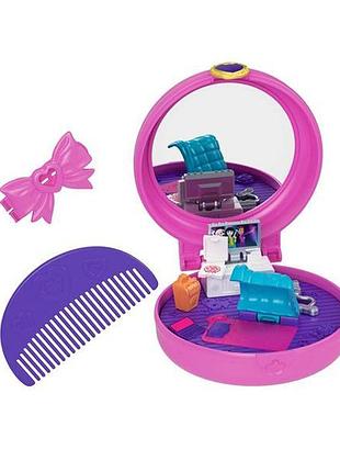 Ігровий набір polly pocket тематичні зачіски рожевий (gvm22-gvm25)
