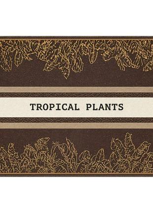 Коврик диатомитовый 30x40 см для сушки посуды для кухни tropical plants mc-13008