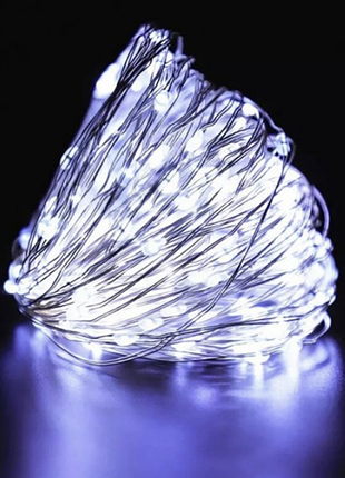 Гірлянда роса мішура usb, з пультом 15 м, 320 led