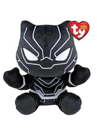 М'яка іграшка ty marvel чорна пантера 15 см (44000)