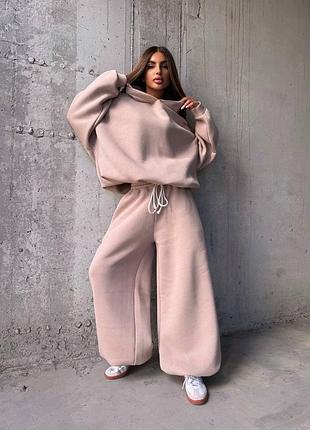 Стильный утепленный костюм oversize ❤️