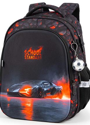Шкільний ортопедичний рюкзак 6 в 1 для хлопчика school standard 38х30х18 см з машиною для молодших класів (set 150-35)