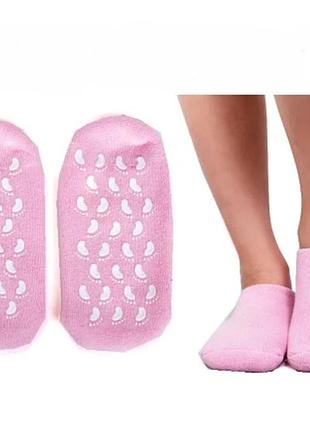 Супер увлажняющие гелевые носки для ухода за ногами sgs spa gel socks от сухости и трищин