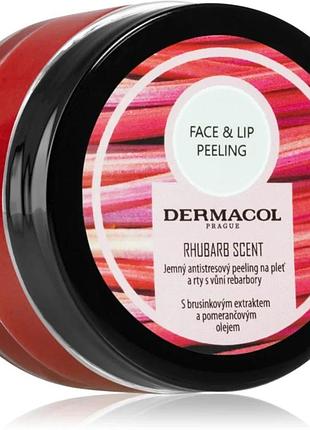 Супер скраб пілінг-антистрес для обличчя та губ dermacol face & lip peeling 50g