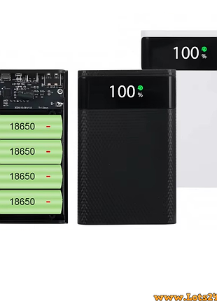Корпус кейс для павербанка 4x18650 павербанк power bank кейс для сборки зарядных устройств повербанков