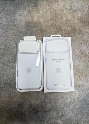 Прозорий чохол clear case magsafe + animation для iphone 18 pro max з кнопкою для айфон / анімація