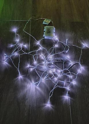 Світлодіодна гірлянда-кластер lumineo cluster twinkle 960 led (5-6 м), холодне/тепле біле світло, з таймером.