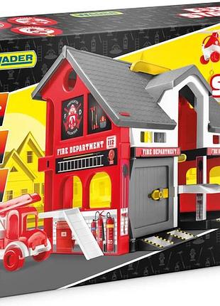 Ігровий набір wader пожежна станція play house 37 х 30 см (25410)