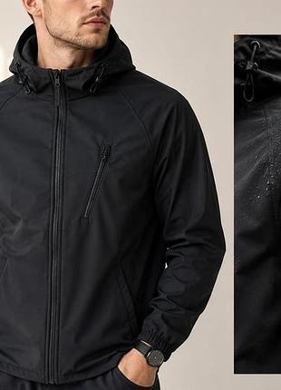Мужские куртки soft shell черная