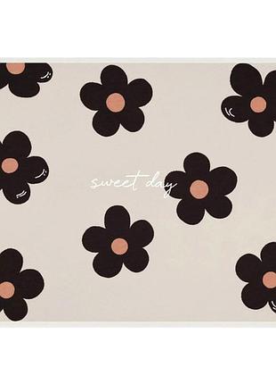 Коврик диатомитовый 40х30 см для сушки посуды для кухни sweet day mc-13025