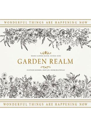 Килимок діагностичний 40х30 см для сушіння посуду garden realm mc-12965