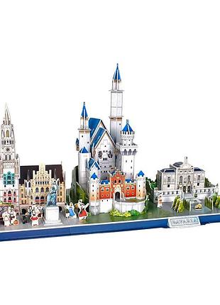 Cubic fun тривимірна головоломка-конструктор city line "bavaria"