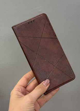 Защитный чехол-книжка для samsung a33 5g, качественный чехол-книжка для телефона samsung a33 5g с защитой экрана (коричневый)