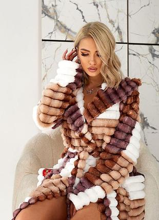 Длинный теплый халат с сапожками