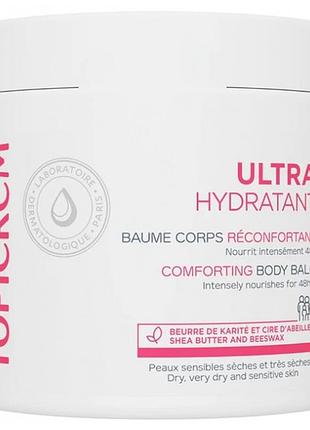 Ультразволожуючий заспокійливий бальзам для тіла - topicrem ultra hydratant comforting body balm 380ml