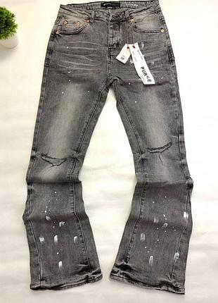 Джинси purple flared jeans brand