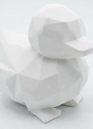 Декоративная фигурка «утка» пластиковая белая 4.1×2.8×3.8 см