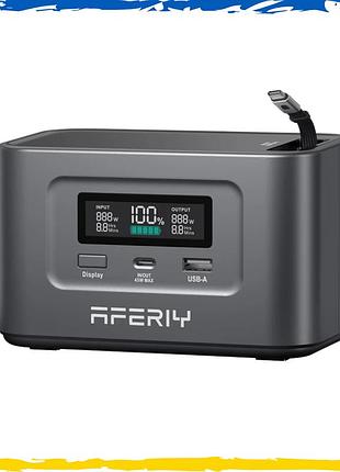 Повербанк aferiy nano100 31 000 ма·год, 99,2 вт·год, lifepo4, usb-c 100 вт, для ноутбука macbook