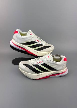 Кроссовки adidas adizero boston 13 "cloud white/core black/lucid red"