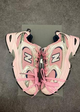 Кросівки new balance 530 custom silver blue pink