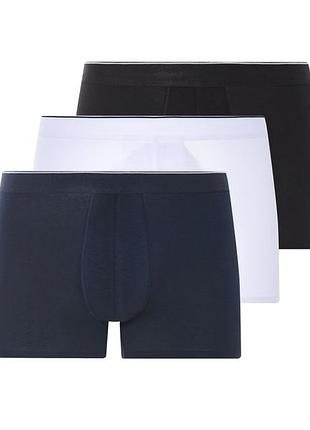 Трусы-боксеры набор 3 шт. для мужчины livergy lycra® 473545 xl комбинированный