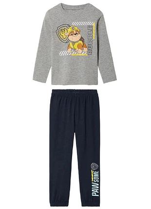 Піжама (лонгслів і штани) для хлопчика disney щенячий патруль 450832-1 122-128 см (6-8 years) різнобарвний
