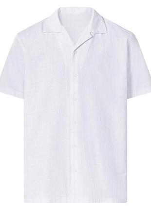 Сорочка з коротким рукавом для чоловіка livergy by esmara men 506560 l білий