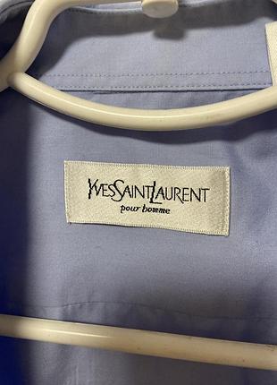 Вінтажна чоловіча рубашка yves saint laurent 2