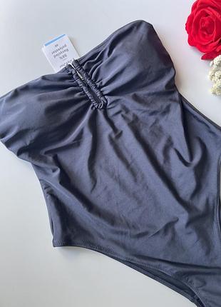 Суцільний купальник бандо h&m