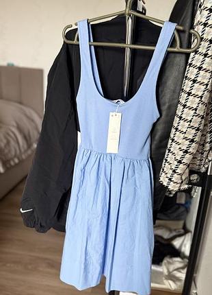 Коротка сукня жіноча zara літня блакитна