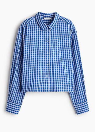 Укороченная рубашка от h&amp;m,р.л